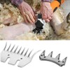 Stainless Steel Sheep Clippers Blade High Hardness Cutting Shearing Cutter