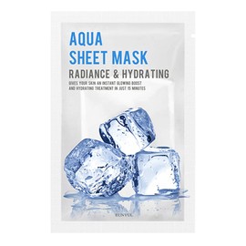 EUNYUL Purity Aqua Sheet Mask Pack, 0.8 fl oz (22 ml) x 10 Pieces, Made in Korea, Skin Care Pack, Moisturizing, Soothing, Natural Ingredients, Compatible with All Skin Types, Purity Mask Pack, Aqua