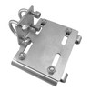 ISURE MARINE Stainless Steel Horizontal Stanchion Rail Mount Anchor Bracket,