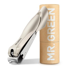 MR.GREEN Nail Clippers Stainless Steel Anti Splash Fingernail Cutter Manicure Tools Bionics Design Pedicure Scissor Nail Trimmer (Nail Clipper (Large))