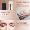 LOKFAR Eye-Shadow Stick Makeup Cosmetics Eye Brightener Stick, Rotatable Cream