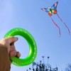 Kaiciuss Kite String Hoop for Kids, Orange & Green Kite