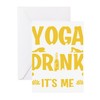 CafePress Meditation Some Girls Do Yoga And D Greeting Cards