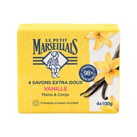 Le Petit Marseillais Extra Gentle Soap Vanilla 4 x 100g