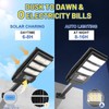 Solar Lights Outdoor Waterproof 4 Pack, Flood Lights Motion Sensor