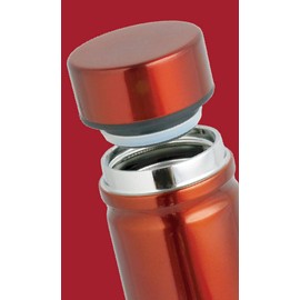 CLAP MINI Living Water Bottle, 7.8 fl oz (200 ml), Direct Drinking, Screw Stopper, Stainless Steel Bottle, Red