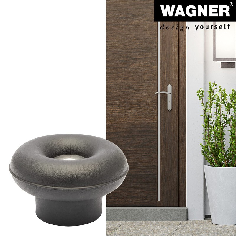 WAGNER Retro Floor and Wall Door Stopper Outdoor Goblet Diameter