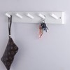 DSEAP Wall Mounted Coat Rack: 16-Inch Hole to Hole, 5