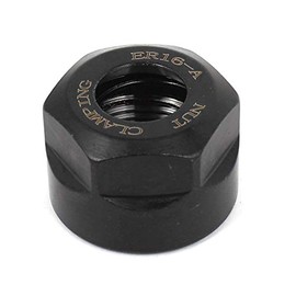 Chiloskit Collet Collet Screws Nut ER 16A CNC Chuck Repair Parts Clamping Hex Nuts (ER16A (M22x1.5))