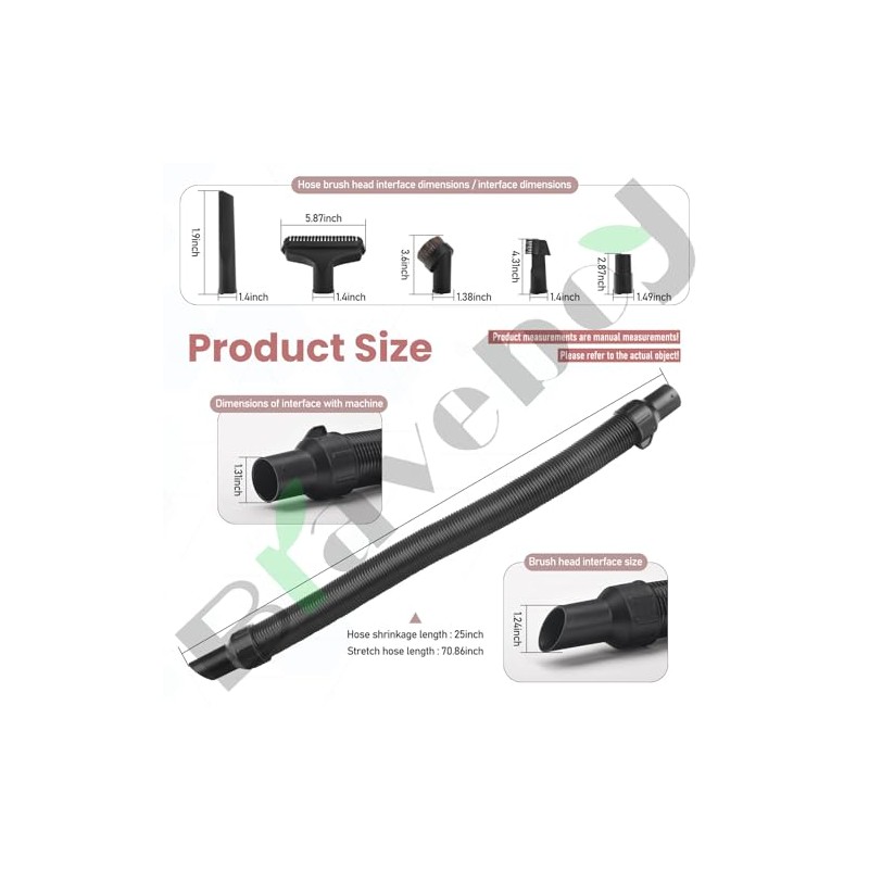 5140128-68 Replacement Hose Assembly And Vac Hose Attachment Kit Compatible