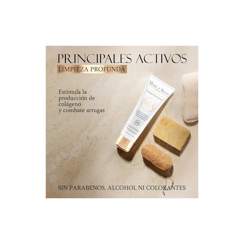 Marie Argan Kit Facial Antiedad Piezas Crema Día Noche Oro