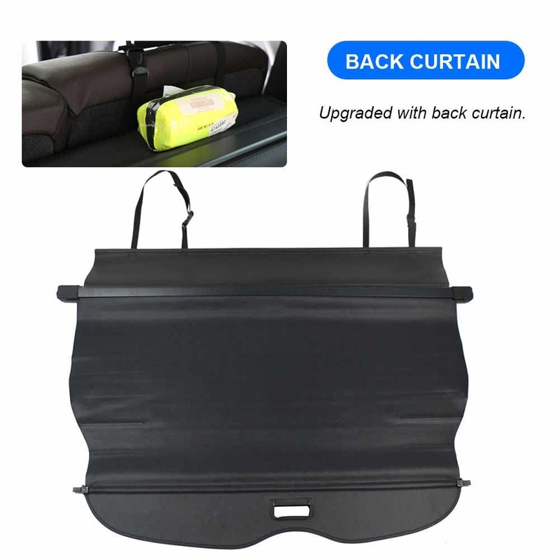 BOPARAUTO Cargo Cover for Jeep Grand Cherokee Accessories with Back