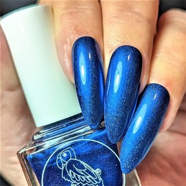 Parrot Polish Blue Eyed Girl Shimmer Nail Polish