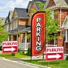 Parking Feather Flag Pole Kit Include 7 ft Banner Flag
