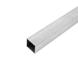 Kwweeoo 304 Stainless Steel Square Tube 2Pcs 25mm x 25mm x 200mm Long Wall Thickness 2mm, Square Metal Tubes 1 x 1 x 0.08 x 7.87" inch