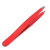 PRECISE CANADA: RED COLOR EYEBROW TWEEZER SLANTED HAIR BEAUTY WOMAN