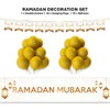 Ramadan Mubarak Decoration Set - 21 Piece Set with Buntings