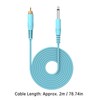 2m Length Tattoo Clip Cord RCA Interface Strong Conductivity Silicone