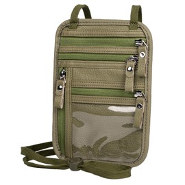 Ariscobull - Neck Wallet - Rfid Wallet Women - passport holder for travel - Travel Wallet Passport Holder For Travel Women - 10.3x6.8inch (Sapphire Green)