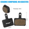 FITTOO Bike Bicycle Disc Brake Pads, Resin Semi Metallic Sintered
