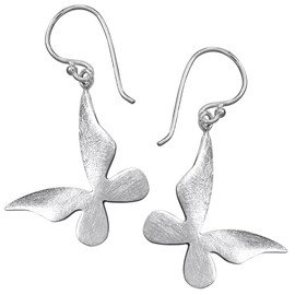 Vinani Butterfly OSL Silver Earrings