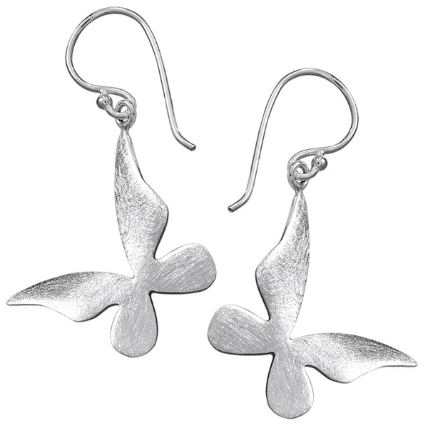 Vinani Butterfly OSL Silver Earrings
