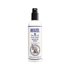 Reuzel Clay Hairspray For Men - Fragrance Free - Helps Control Frizz - Adds Texture And Definition - Helps Achieve Dry, Gritty, Lived-In Look - Flexible Hold - Suitable For All Hair Types - 3.38 Oz