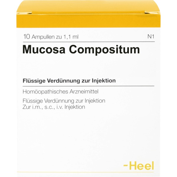 Mucosa compositum Injektionslösung, 10 St. Ampullen