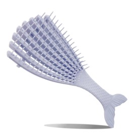 Hyecen Detangler Brush for Curly Hair Styling and Smoothing Purple