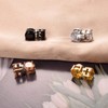 Vissen 4 Pairs CZ Magnetic Clip On Earrings For Women