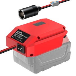for Milwaukee M18 to 12V Step Down Converter, 18V to 12V Step Down Converter Power Adapter, Overload Protect, for Milwaukee Voltage Regulator Adapter for Lights, Fans, Refrigerator,Car Devices
