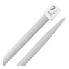 AARNAV 2 x 30cm Long Plastic Knitting Needles Single Pointed