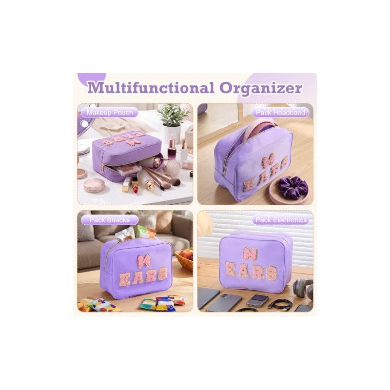 Travel Makeup Organizer, Compact Lightweight Accessory for Travel and Daily