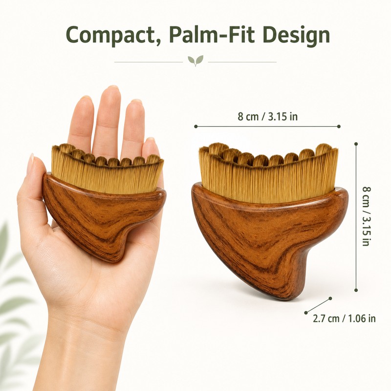 2-Pack Facial Massage Brush for Face & Neck – Soft