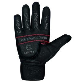 Weightlifting Gloves with Integrated Wrist Wrap Support-Double Stitching for Extra Durability-Get Ripped with The Best Body Building Fitness Crossfit and Exercise Accessories (Small, Black/Full)