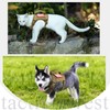Hanshengday Tactical Service Dog Harness Vest,K9 Adjustable Military Working Harness