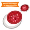uxcell Silicone Sink Strainer, 2Pcs Kitchen Sink Drain Strainer Stopper