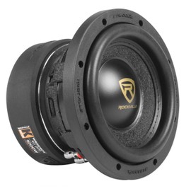 Rockville W65K9D4 6.5" K9 1000w Peak Car Audio Subwoofer Sub 250w RMS CEA Rated