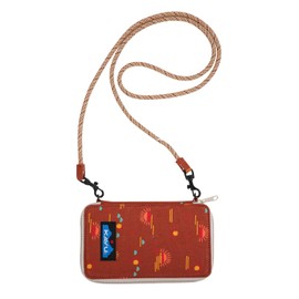 KAVU Go Time Bi-Fold Crossbody Wallet with Rope Strap, Mirage Glow