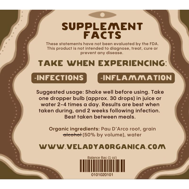 Balance Bac Herbal Extract for Fungal & Bacterial Imbalance:_1 oz