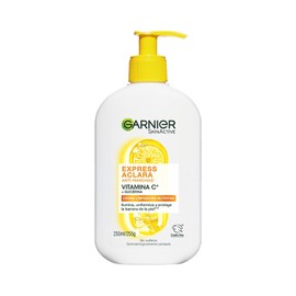 Garnier Skin Active Express Aclara Vitamina C Gel Limpiador Facial, Crema Hidratante 250ml,