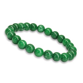 Grüne Jade Armband| Armband in Geschenkbox| Armband Damen| Armband Herren| Perlen Armband| Geschenke Geburtstag, Valentinstag, Weihnachtsgeschenk für frauen, freund (16-20 cm, Jade)