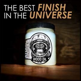 Atomic FINISHES Wood Finish Cutting Board Oil | Non-Toxic Mineral Oil Food Grade | 12oz of Premium Wood Oil | Best for Wood Furniture, Cutting Boards, Bowls, Tables, Leather, Metal, Vinyl, Plastic.