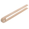 LABRIMP Bamboo Food Tongs Magnetic Bread Clip Natural Bamboo Kitchen