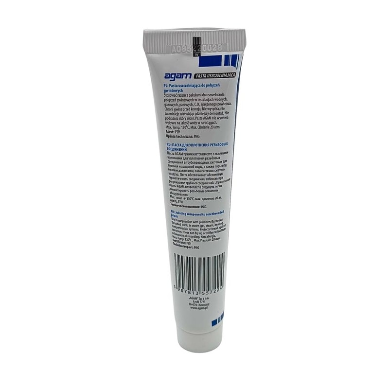 Tube Sealing Paste 65 g Sealing Paste Thread Seal AGAM