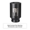 CASOMAN 1/2" Drive x 33 mm Deep 6 PT Impact