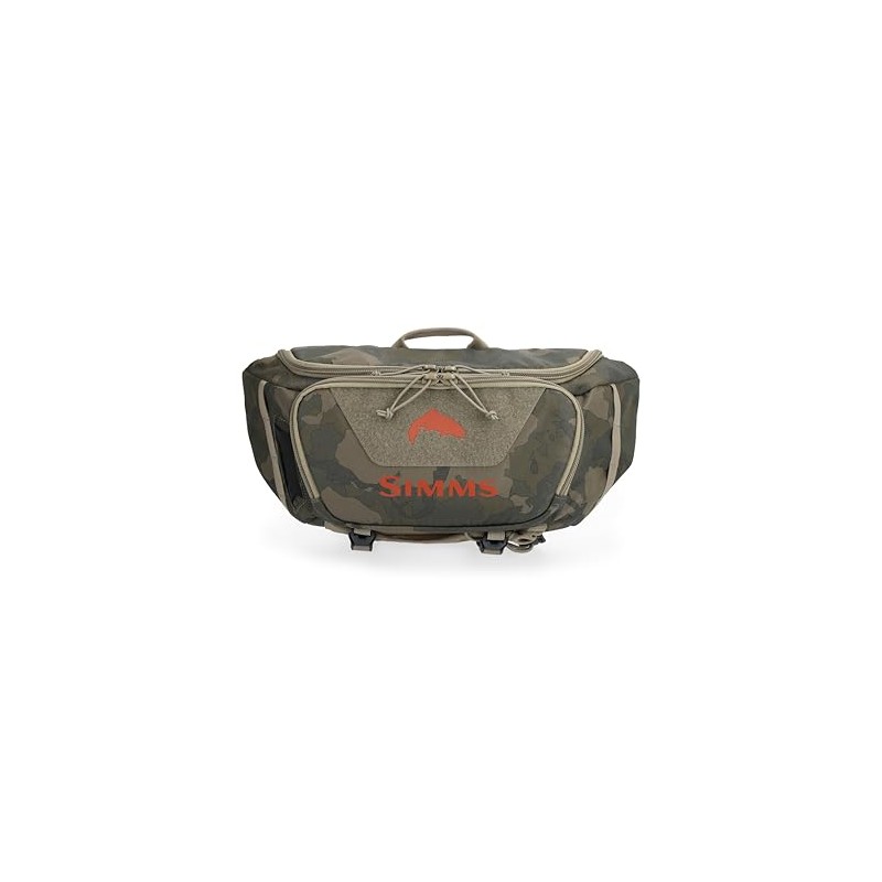 Simms Tributary Hip Pack Regiment Camo Olive Drab Standard