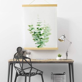 IcosaMro 18x24 17x24 18x12 Poster Frame, Magnetic Poster Hanger Marupa Wood Holder for Photo Picture Map Wall Hanging, 18-Inch, Natural Beige