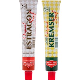 Mautner Kremser and Tarragon Mustard 2 x 100 g (7.05 oz) - Made in Austria