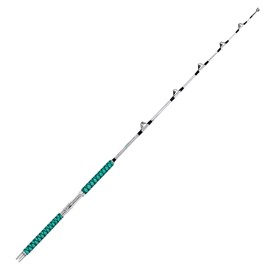 Fiblink Saltwater Fishing Rod 1 Piece Trolling Rod Deep Drop Sea Roller Rod Big Name Conventional Boat Heavy Duty Fishing Pole (6',50-80lbs)
